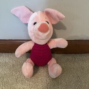 Vintage Piglet 7” Plush Disneyland Walt Disney World Winnie The Pooh 1980 1990